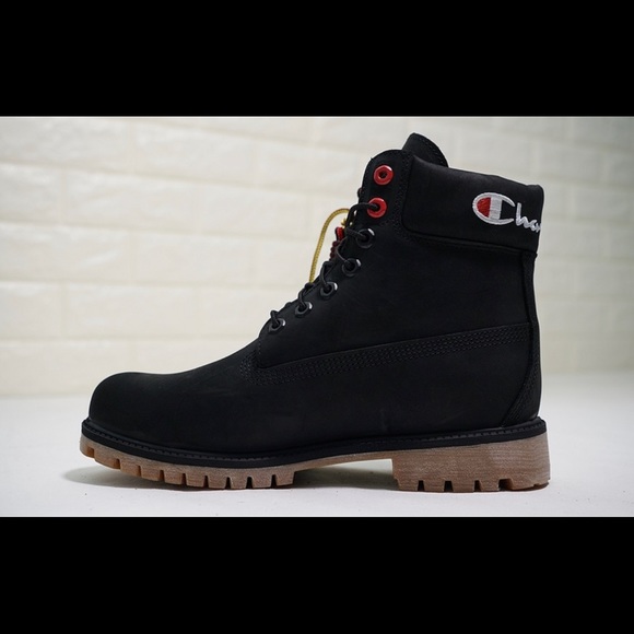 black timbs champion